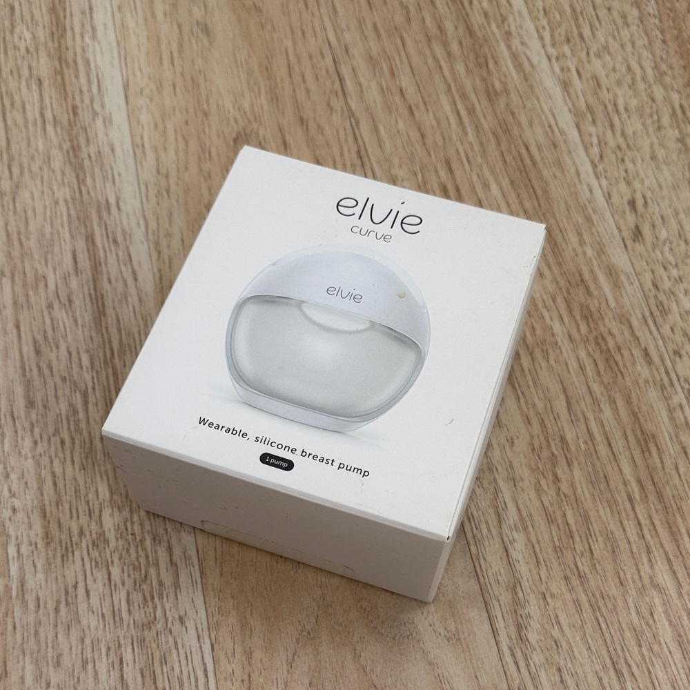 Elvie Curve Wearable Silicone Breast Pump - White